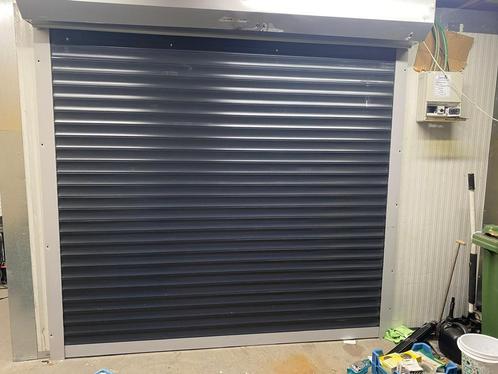 Automatisch rolluik antraciet 7016, Doe-het-zelf en Bouw, Rolluiken, Ophalen