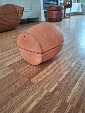 Terracotta Stenen Braadschaal - Römertopf - Brique à poulet beschikbaar voor biedingen