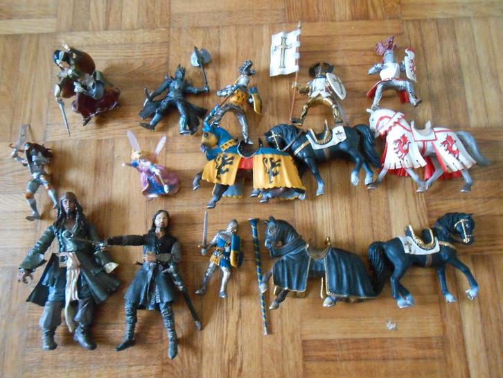 Lot Schleich , Papo, Marvel, Disney chevaux et personnages, Collections, Jouets miniatures, Comme neuf, Enlèvement