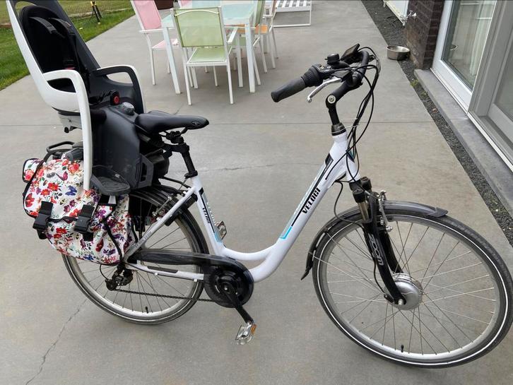 Elektrische fiets veloci, Fietsen en Brommers, Fietsen | Dames | Moederfietsen, Gebruikt, Overige merken, 0 zitjes, Versnellingen