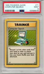 Trainer Computer search Psa 9 Base set unlimited, Ophalen of Verzenden, Zo goed als nieuw