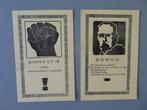 2 x Collaborateur August Borms Ed. Fr. Van De Voorde Dender, Verzamelen, Verzenden, Overige soorten, Foto of Poster