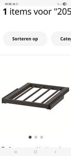 Ikea komplement uitrekbare broekenhouder, Enlèvement, Comme neuf, Métal, Metaal
