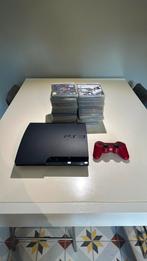 PS3 Inclusief controller en 24 games, Games en Spelcomputers, Spelcomputers | Sony PlayStation 3, Ophalen, Phat, Met 1 controller