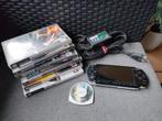 Psp sony + 7 spelletjes., Games en Spelcomputers, Spelcomputers | Sony PSP, Ophalen of Verzenden, Zo goed als nieuw, PSP