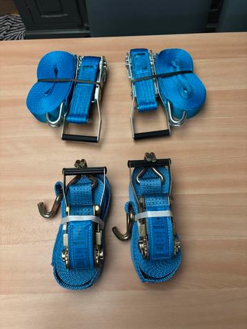 Spanbanden  4 stuks. (Nieuw) beschikbaar voor biedingen