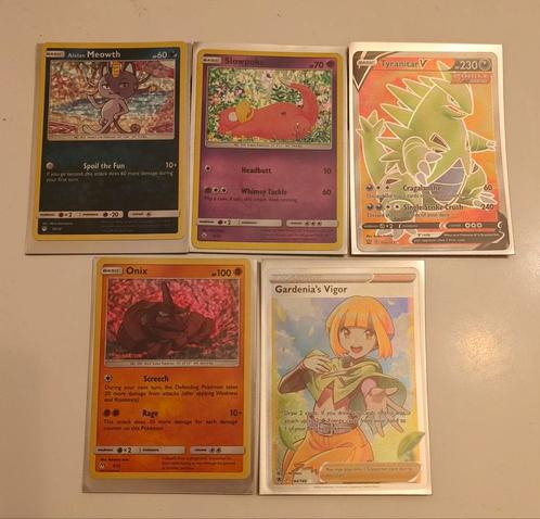 Vijf zeldzame Pokémonkaarten, Hobby & Loisirs créatifs, Jeux de cartes à collectionner | Pokémon, Comme neuf, Plusieurs cartes