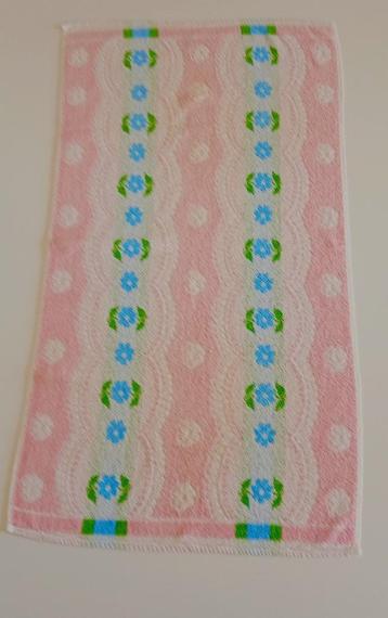 Set van 5 vintage handdoeken + washandjes beschikbaar voor biedingen