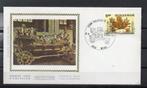 Année 1980 : FDC 1976 soie - Pour le tourisme - Obli Mons, Timbres & Monnaies, Timbres | Europe | Belgique, Enlèvement ou Envoi