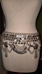 Buikdans riem in zilveren coins, Kleding | Dames, Riemen en Ceinturen, Ophalen of Verzenden, Zo goed als nieuw