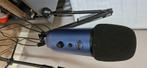Blue yeti microfoon met toebehoren, Muziek en Instrumenten, Ophalen, Zo goed als nieuw, Studiomicrofoon
