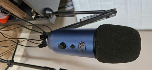 Blue yeti microfoon met toebehoren, Muziek en Instrumenten, Microfoons, Zo goed als nieuw, Studiomicrofoon, Ophalen