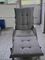 2 ligzetelkussens, 2 meter, madison,weerbestendige textiel, Tuin en Terras, Ligbedden, Ophalen, Nieuw, Textileen, Inklapbaar