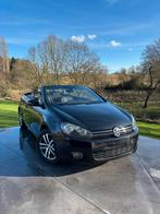 Volkswagen Golf Cabriolet 1.6TDi CUIR CHAUFFANT NAVI ATT-REM, Auto's, Voorwielaandrijving, Zwart, 4 cilinders, Cabriolet