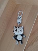 Schattig rammelaar met poes kat piep en bel geluid, Ophalen of Verzenden, Rammelaar, Met geluid