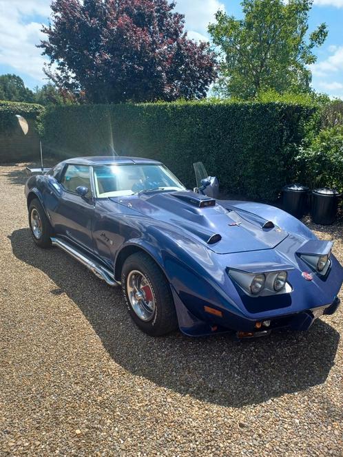 Corvette stingray 1976 manueel benzine, Auto's, Chevrolet, Particulier, Corvette, Elektrische ramen, Lederen bekleding, Mistlampen