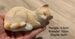 Beeldje slapende kat, Verzamelen, Ophalen of Verzenden