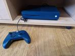 Xbox One S limited special deep blue edition, Met 1 controller, Met harde schijf, Xbox One S, Gebruikt