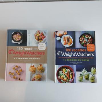 Weightwatchers 180 recettes - 2 tomes - 20 euros le lot