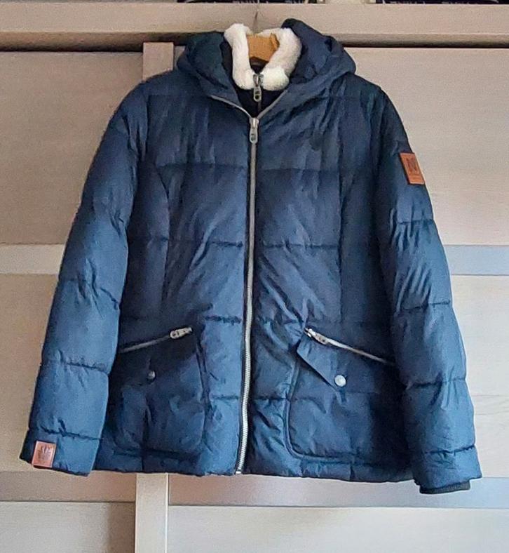 Zeer warme damesjas!, Kleding | Dames, Jassen | Winter, Zo goed als nieuw, Maat 42/44 (L), Blauw, Ophalen of Verzenden