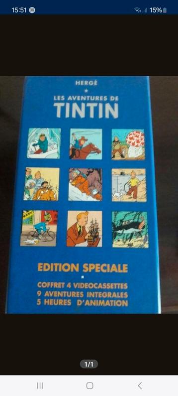 Coffret tintin vhs