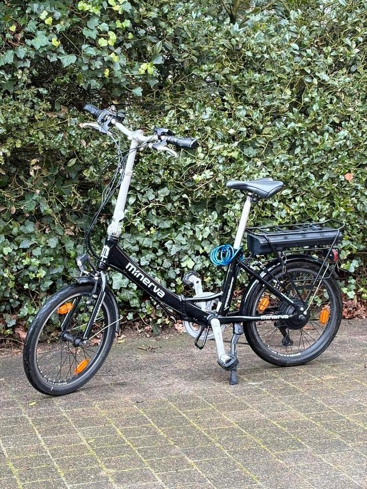 Elektrische plooifiets Minerva top staat, Vélos & Vélomoteurs, Vélos électriques, Enlèvement