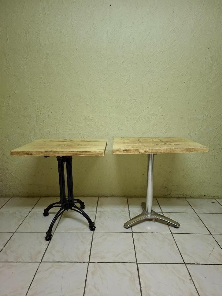 Horeca binnen meubels tafels en stoelen tafels, Huis en Inrichting, Stoelen, Zo goed als nieuw, Hout, Ophalen