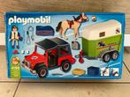 Playmobil 4189 Paardentransport /Paardentrailor met Jeep, Kinderen en Baby's, Speelgoed | Playmobil, Ophalen, Zo goed als nieuw