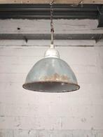 Industriële emaille hanglamp, Antiek en Kunst, Ophalen of Verzenden