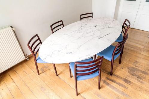 Large table Tulipe d’Eero Saarinen, Knoll éditon, Huis en Inrichting, Tafels | Eettafels, Zo goed als nieuw, 150 tot 200 cm, 200 cm of meer