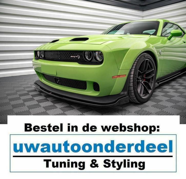 Maxton Dodge Challender SRT Hellcat Spoiler Voorspoiler Lip, Auto diversen, Tuning en Styling, Verzenden