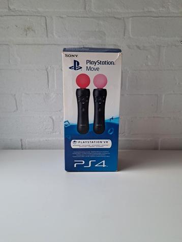 Playstation 4 move controllers boxed., Enlèvement ou Envoi, Utilisé, PlayStation 4