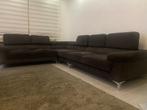 Canapé d’angle noir moderne – très bon état !, Enlèvement, Comme neuf, Tissus