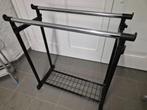 Dubbel kledingrek metaal, verstelbaar, solide, Ophalen, Zo goed als nieuw