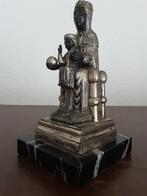 Zwarte Madonna Montserrat op marmer, Antiek en Kunst, Ophalen of Verzenden
