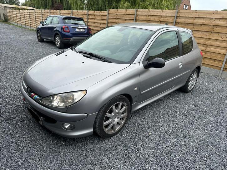 206 Gti/s16, Auto's, Peugeot, Particulier, Benzine, 3 deurs, Handgeschakeld, Zilver of Grijs, Zwart, Leder en Alcantara, Voorwielaandrijving