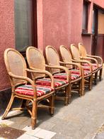 Vintage rotan stoelen, Vijf, Zes of meer stoelen, Riet of Rotan, Gebruikt, Ophalen of Verzenden