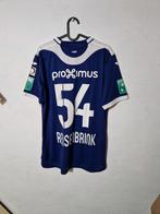 Matchworn RSC Anderlecht, Sport en Fitness, Voetbal, Ophalen of Verzenden, Zo goed als nieuw, Shirt