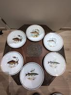 Service porcelaine de Longchamp décor de poissons, Enlèvement