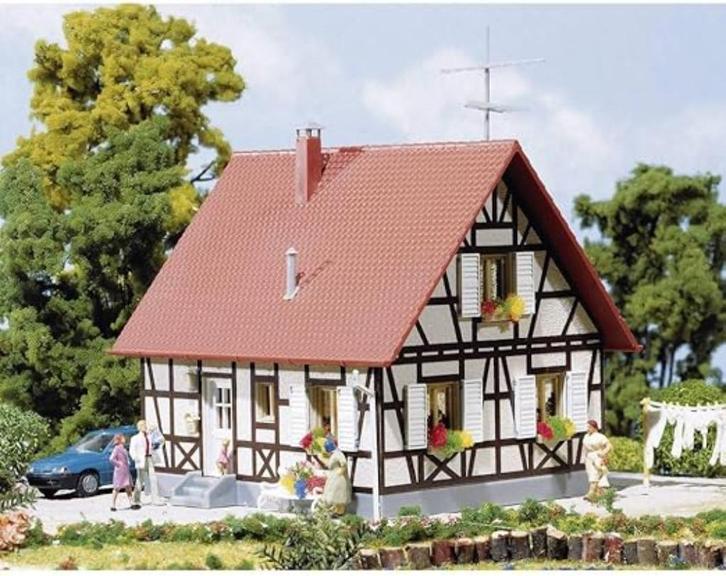 Modelbouw | Vakwerkhuis | model gebouw | Nieuw, Hobby en Vrije tijd, Modeltreinen | H0, Nieuw, Brug, Tunnel of Gebouw, Overige merken