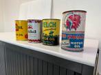 Diverse oude olie blikken, Ophalen of Verzenden, Gebruikt, Overige, Overige merken