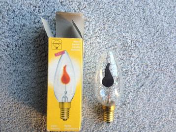 lampe vintage décorative séparée Ormalight néon avec flamme 