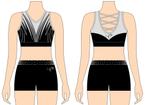 Dans Top Sport Gym Training Fitness sportbeha Kledij, Ophalen of Verzenden, Nieuw, Kleding