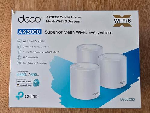 TP-Link Deco X50 (3-pack), Computers en Software, WiFi-versterkers, Zo goed als nieuw, Ophalen of Verzenden