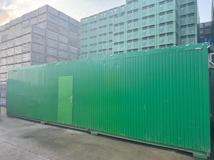 NIEUWE PRIJS! 2 woon units 9x3 - gebruikte staat, Doe-het-zelf en Bouw, Bouwketen en Schaftketen, Gebruikt, Ophalen