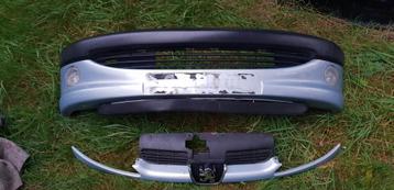 PEUGEOT 206 VOORBUMPER +MISTLAMPEN +GRILL BJ 98 TOT 2007 beschikbaar voor biedingen
