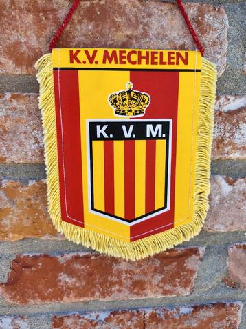 KV Mechelen 1980s unieke vintage voetbal vaandel  vintage, Enlèvement ou Envoi, Comme neuf, Jeu