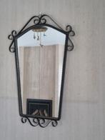 Decoratieve spiegel in smeedijzeren lijst, Ophalen, Rechthoekig, Minder dan 50 cm, Minder dan 100 cm