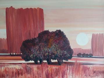 Groot schilderij Andre Bogaert, Enlèvement