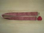 Glitter riem roze met hartje als sluiting, Ophalen of Verzenden, Gebruikt, Meisje